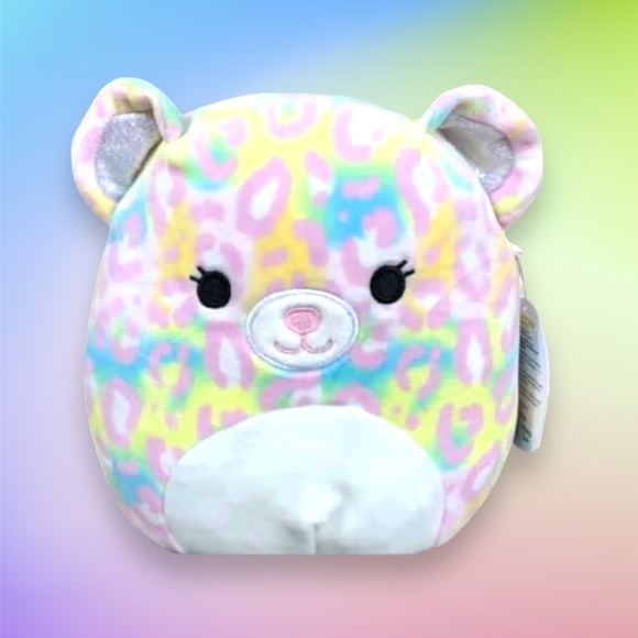 Michaela the Cheetah Pink Tie-Dye Kellytoy Squishmallow NWT - Picture 1 of 1